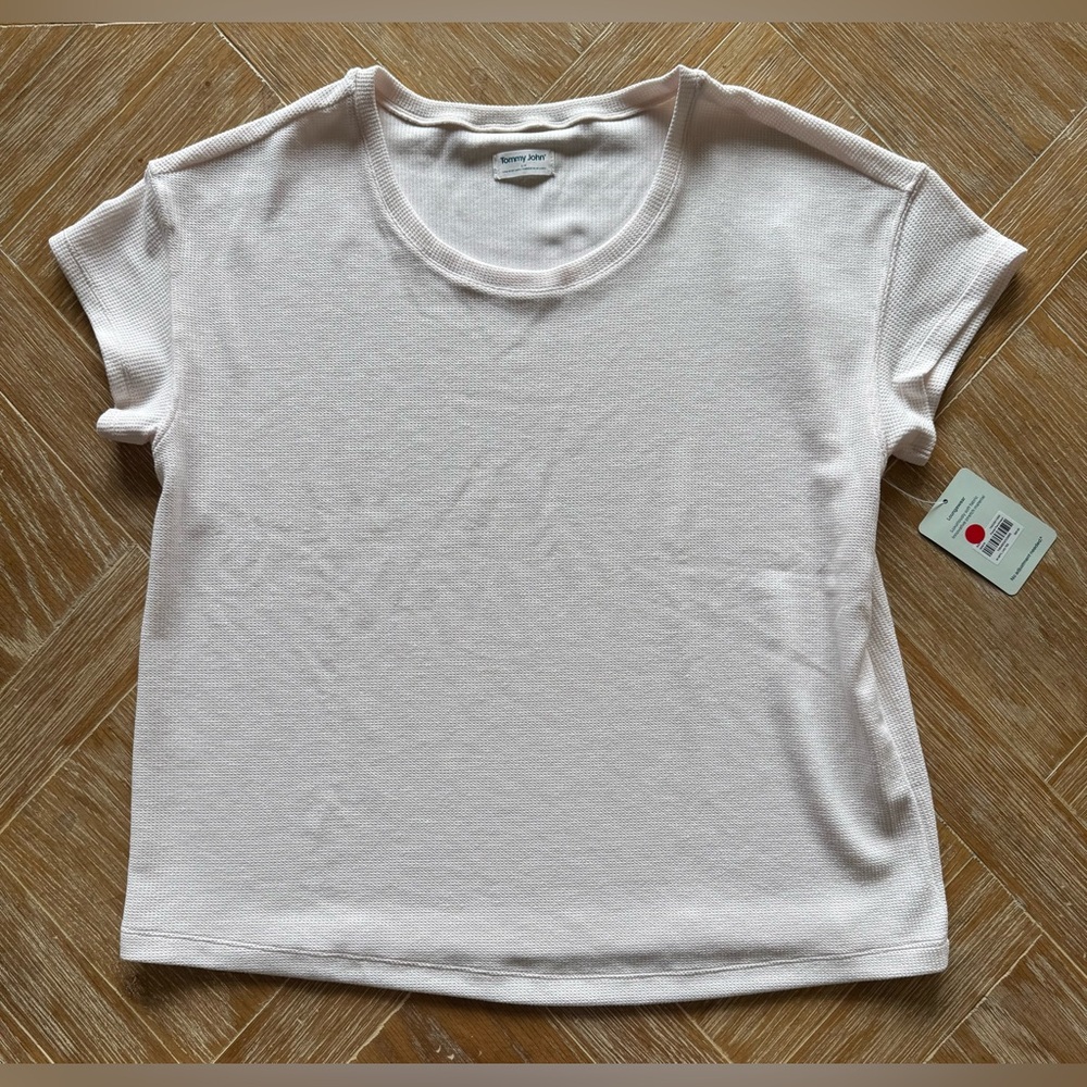 NWT Tommy John Waffle Knit Lounge Tee